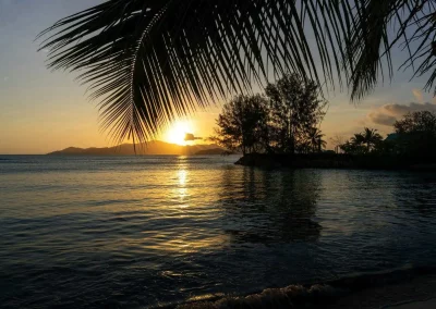 Sunset in la digue