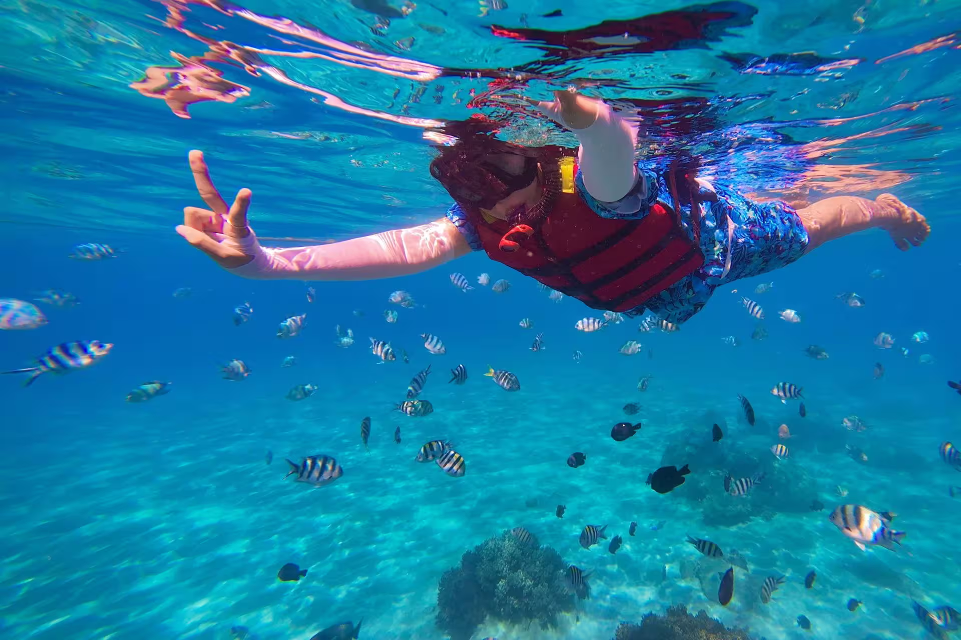 Under Water Snorkeling